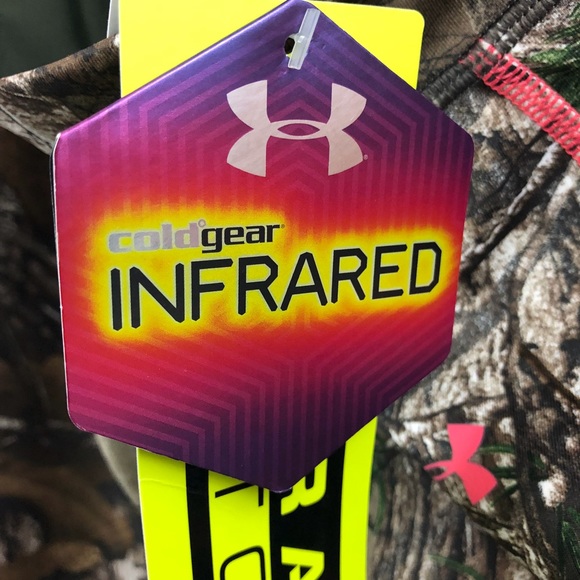 Under Armour ColdGear Camo Leggings Pants Infrared - Picture 6 of 8